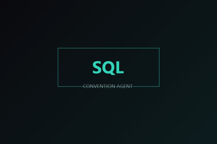 SQL Convention Agent cover graphic